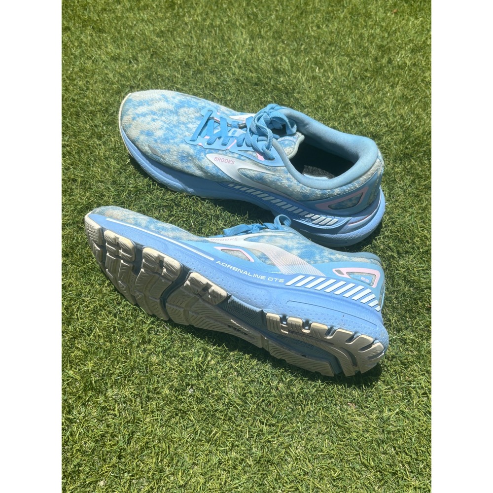 Brooks Adrenaline GTS 23 Womens Running Shoes Blue White Size 10.5 - Picture 12 of 14